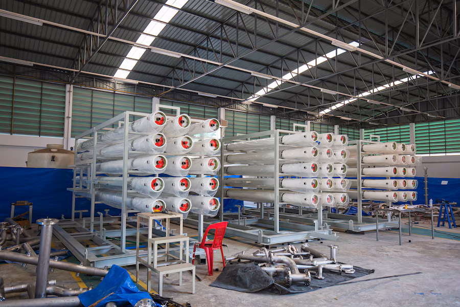 Industrial RO System, Large-Scale Water Purification, Reverse Osmosis for Industries, Water Treatment for Manufacturing, Industrial RO Plant.